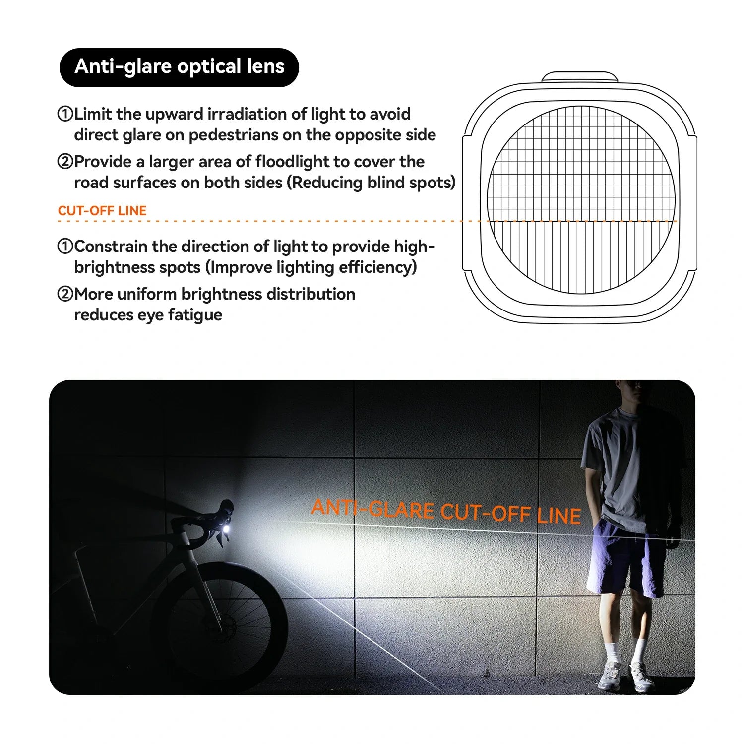 ROAD TO SKY Up to 1500 Lumens Bike Headlight