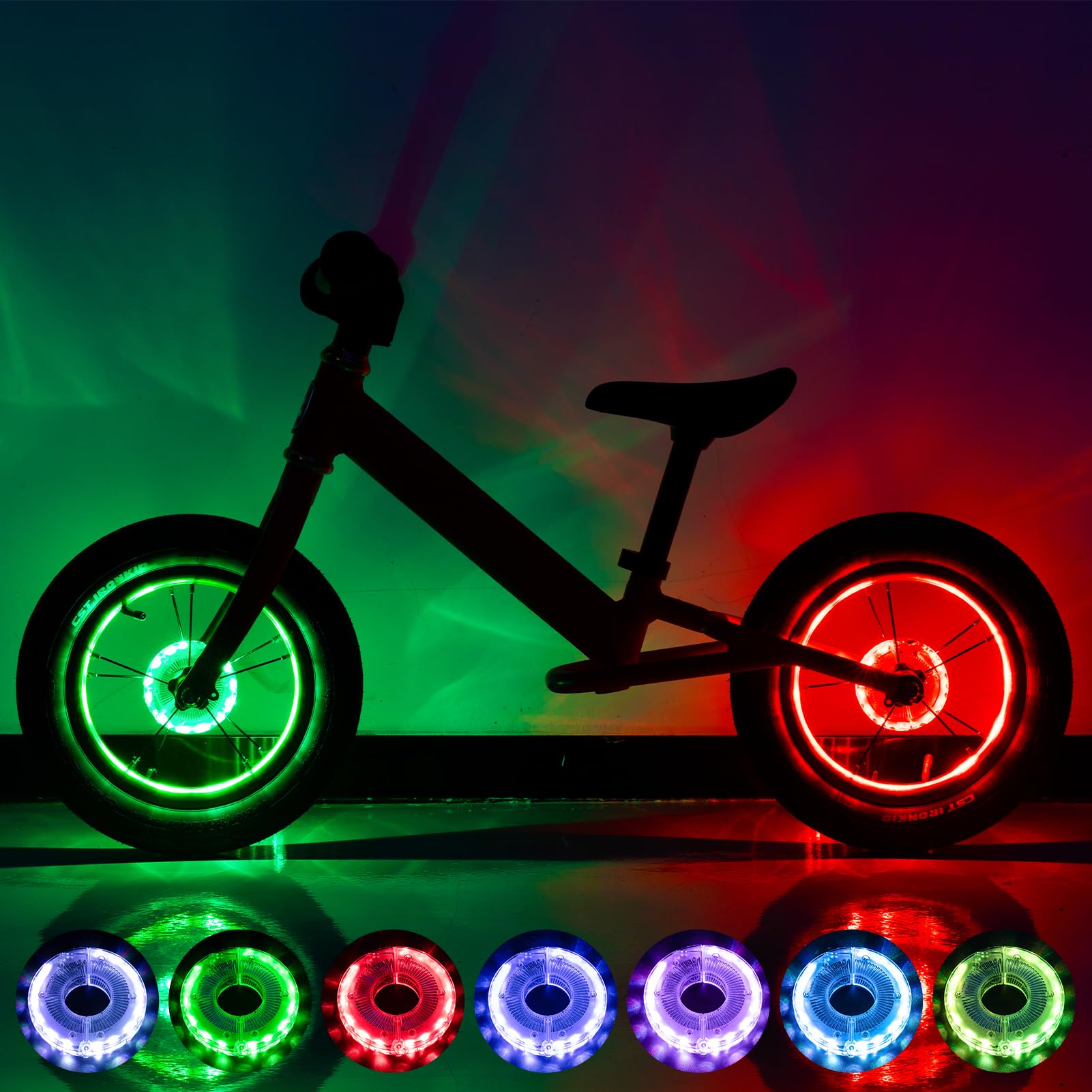 ROCKBROS led bike wheel light kids