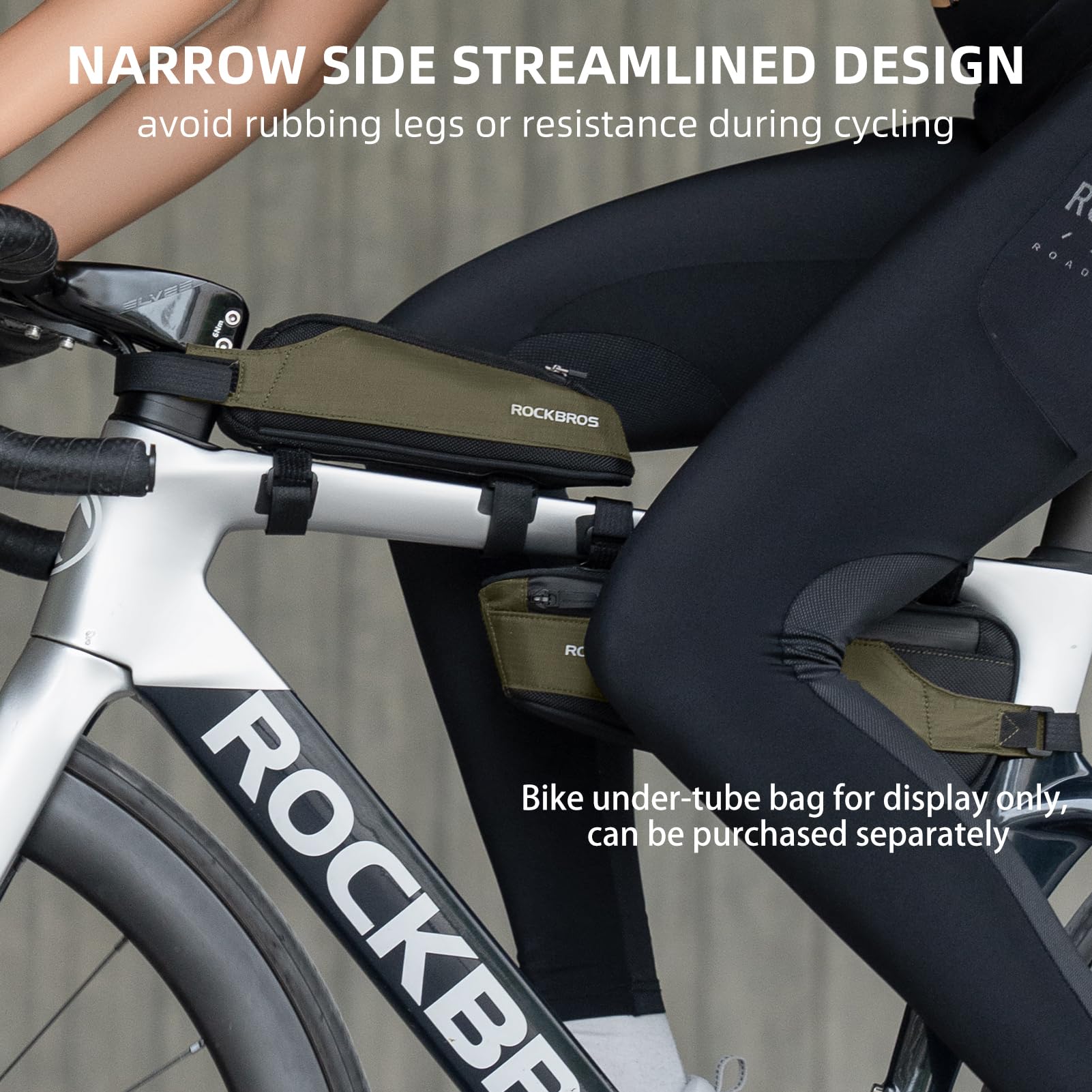 ROCKBROS Portable Bike Top Tube Bag Reflective Ultralight - ROCKBROS