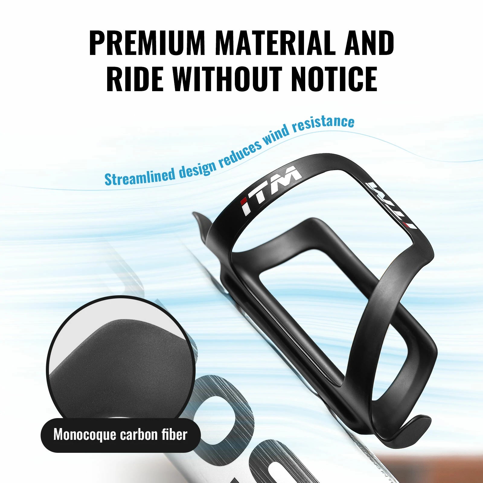 ROCKBROS itm bike bottle cage carbon fiber ultralight sturdy
#Model_FX1
