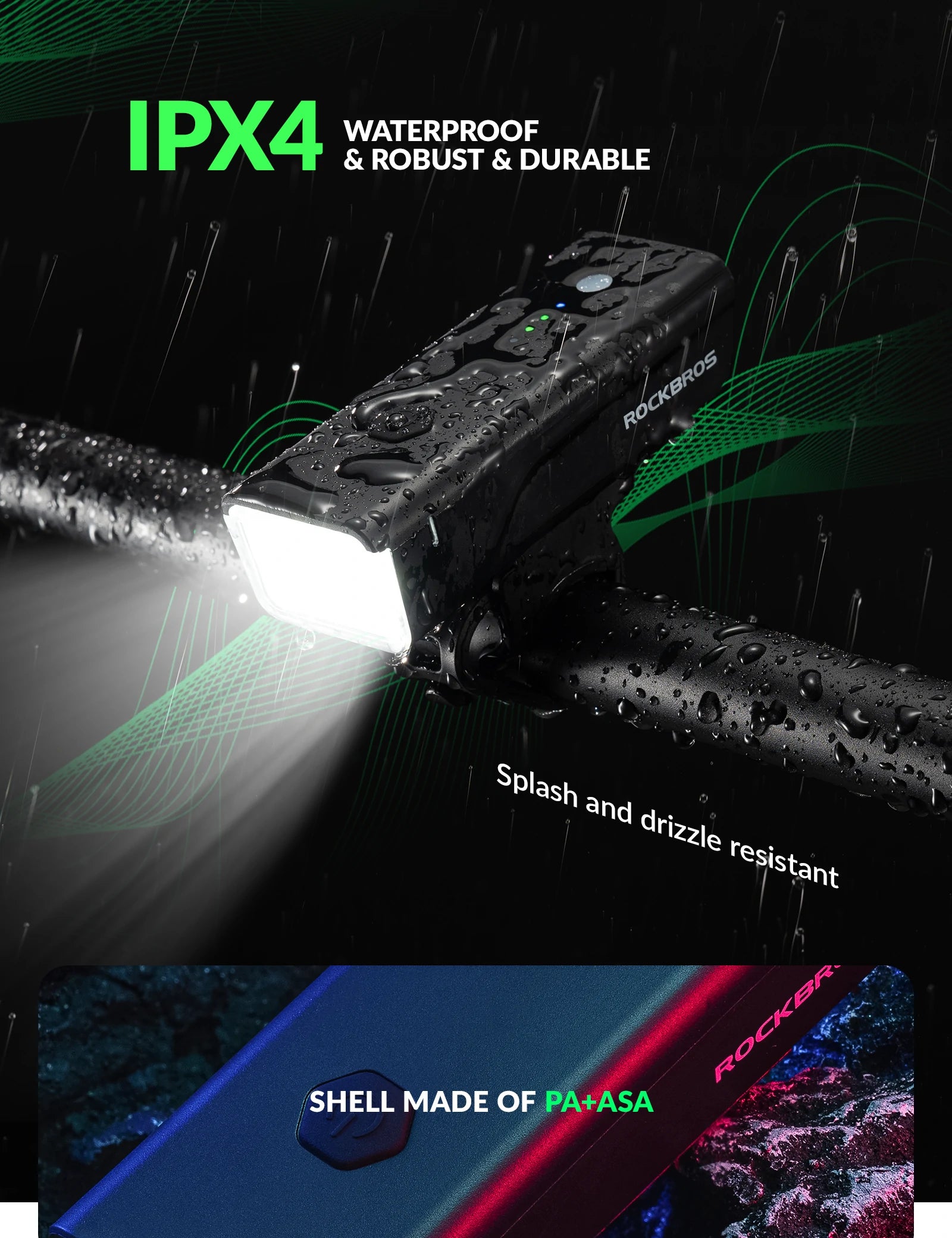 Kids’ Bike Light 260 Lumens Bright Front Safety Light