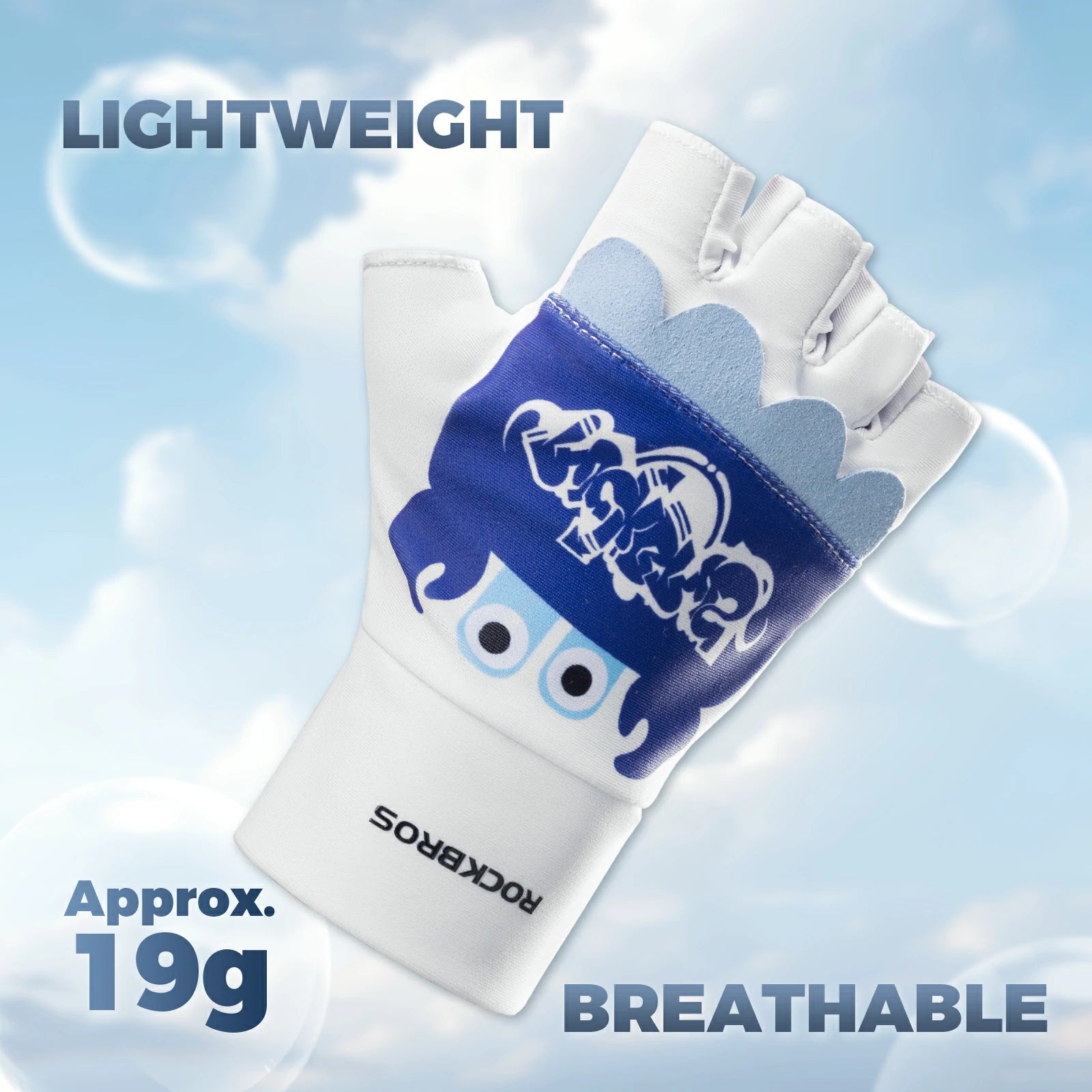 Kids Lightweight Cycling Gloves with Palm Protection#Color_Dark Blue
