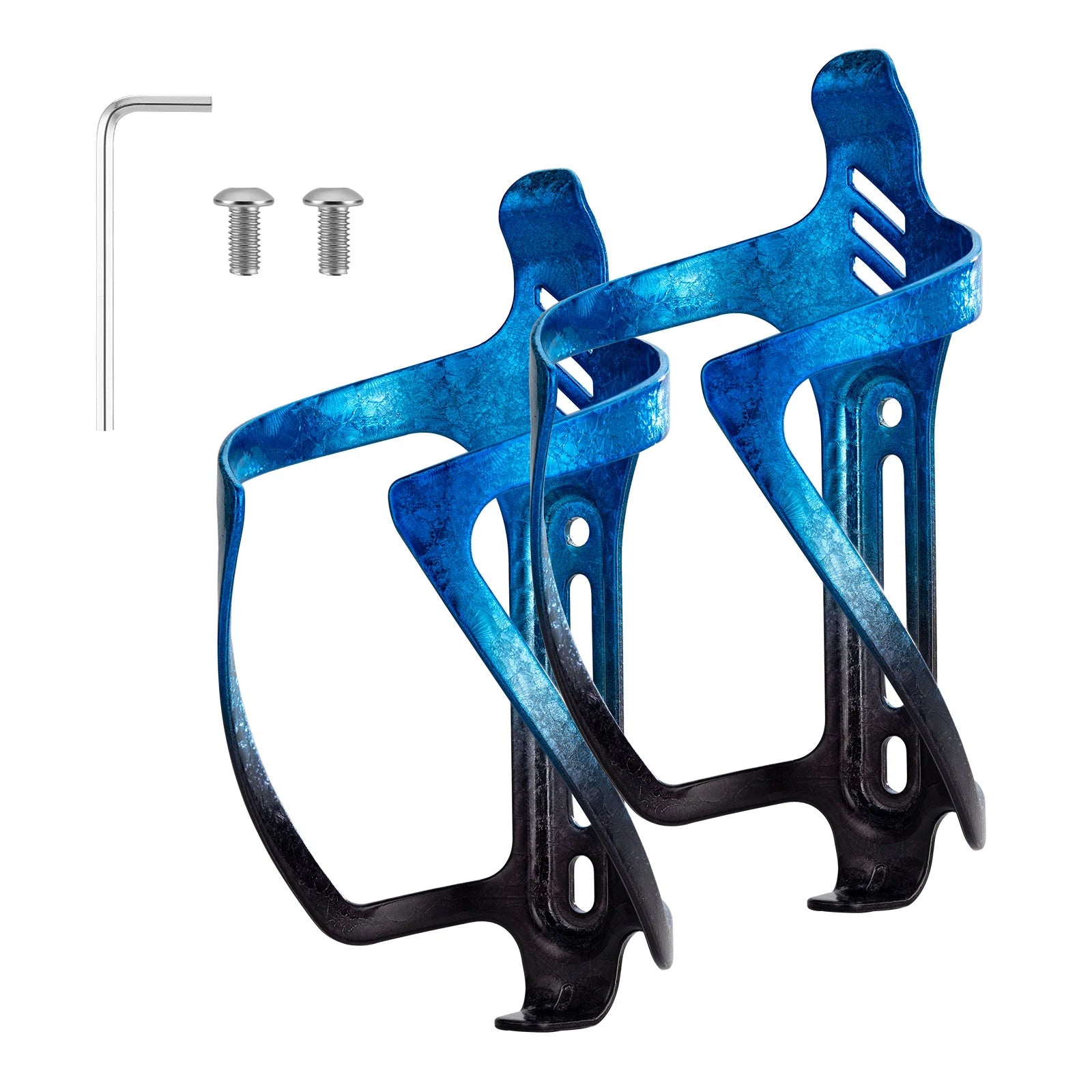Lightweight Aluminium Bike Bottle Cage#Color_Blue*2