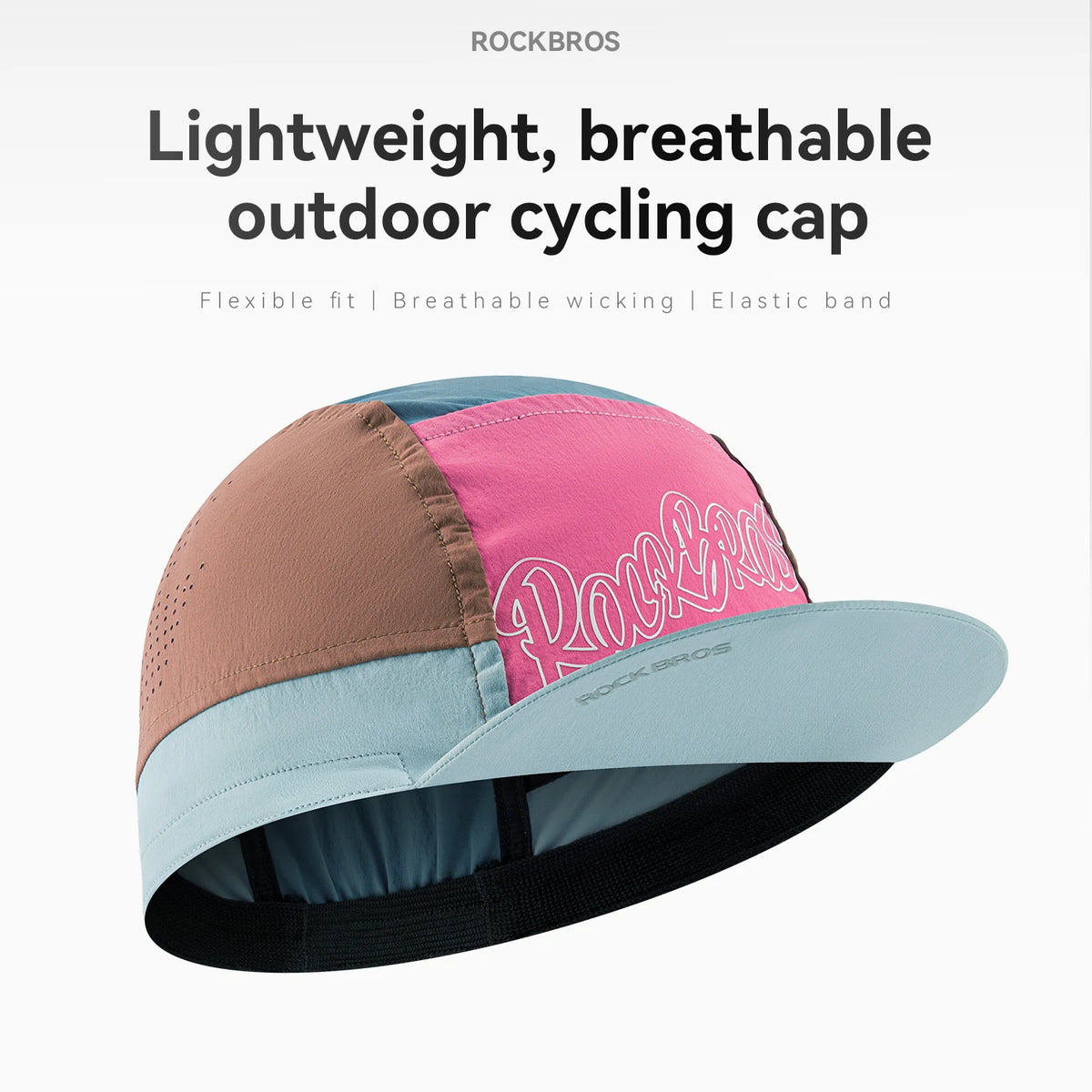 Lightweight breathable cycling cap detail