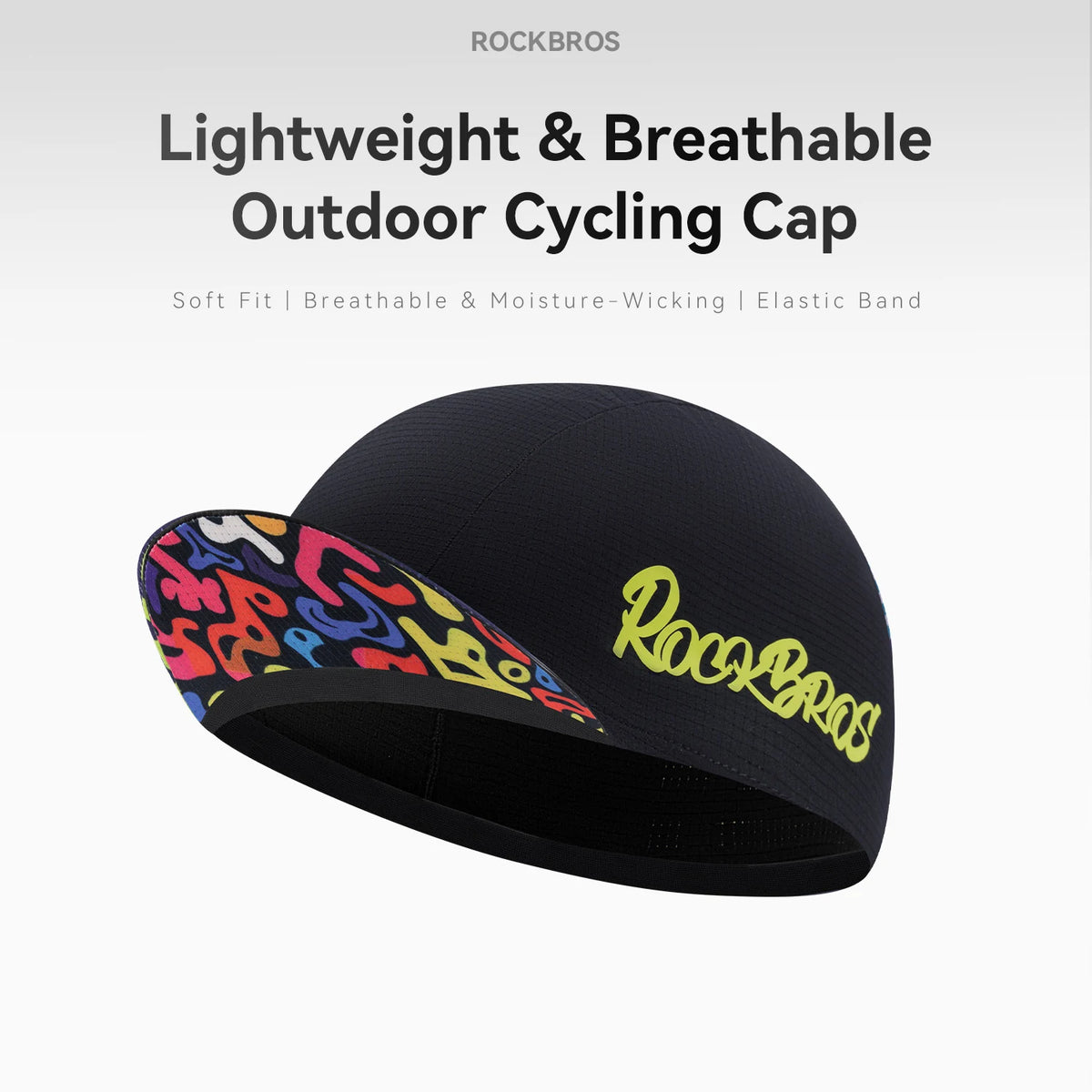 Lightweight breathable cycling cap detail