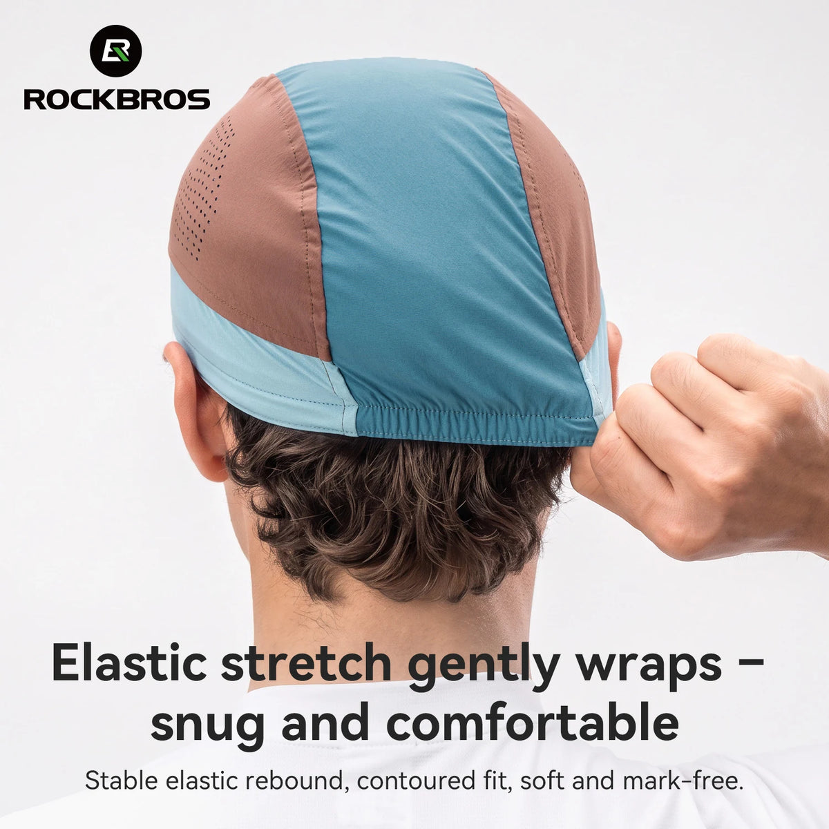 Lightweight breathable cycling cap detail