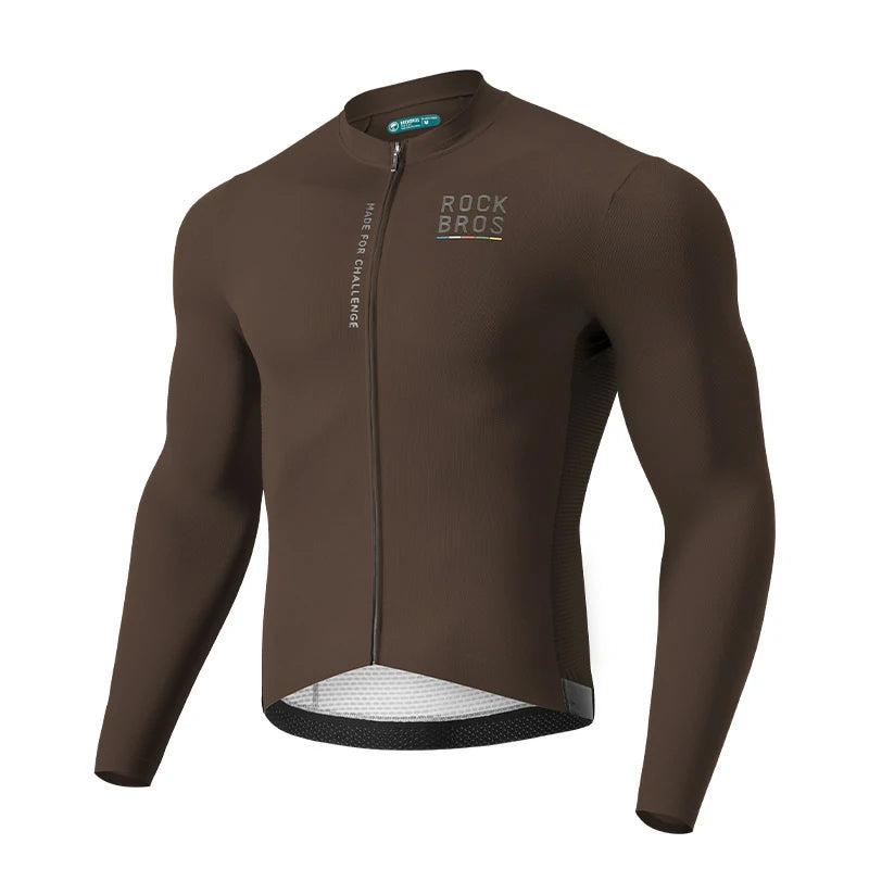 Lightweight Cycling Jersey for Summer Rides#Color_brown