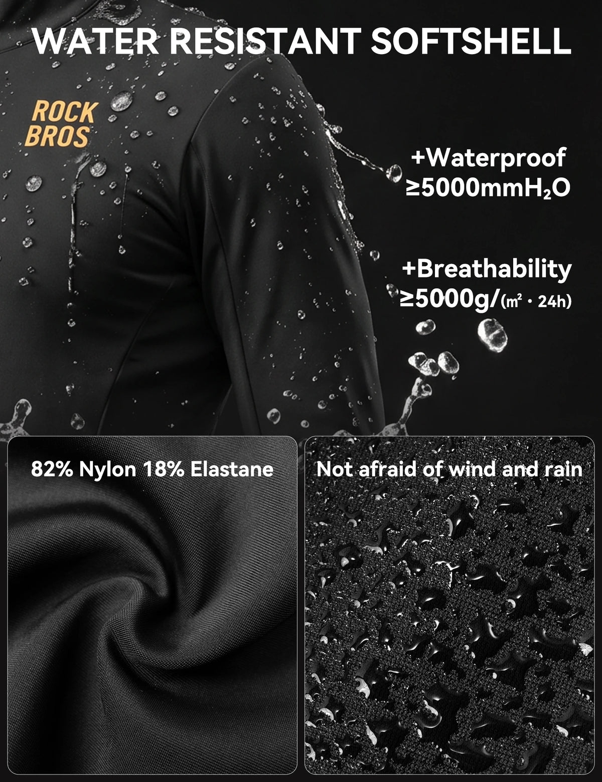 Lightweight fleece cycling jacket fleece lining