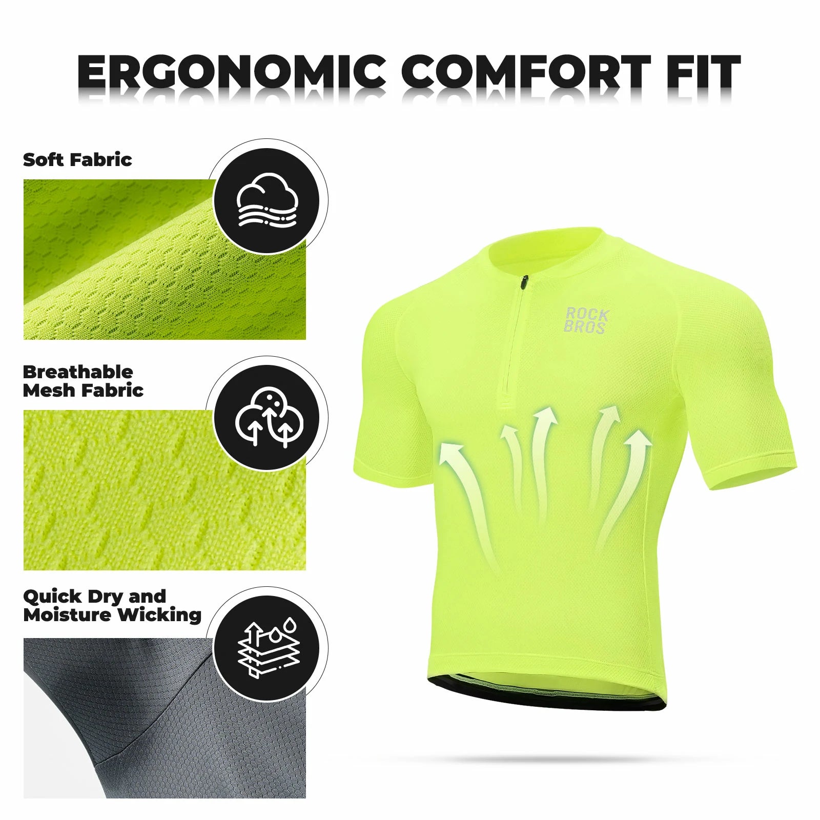 Lightweight Performance T-Shirt YDDX007#Color_Yellow