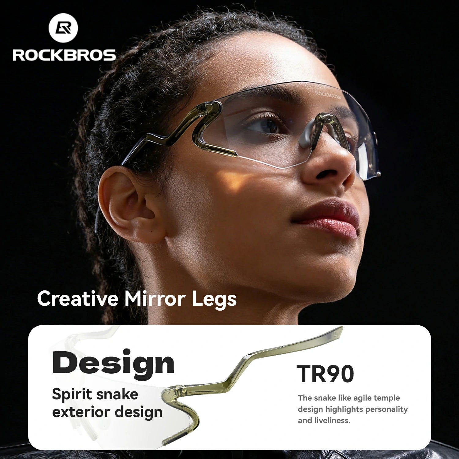 Photochromic Cycling Sunglasses with UV400 Protection