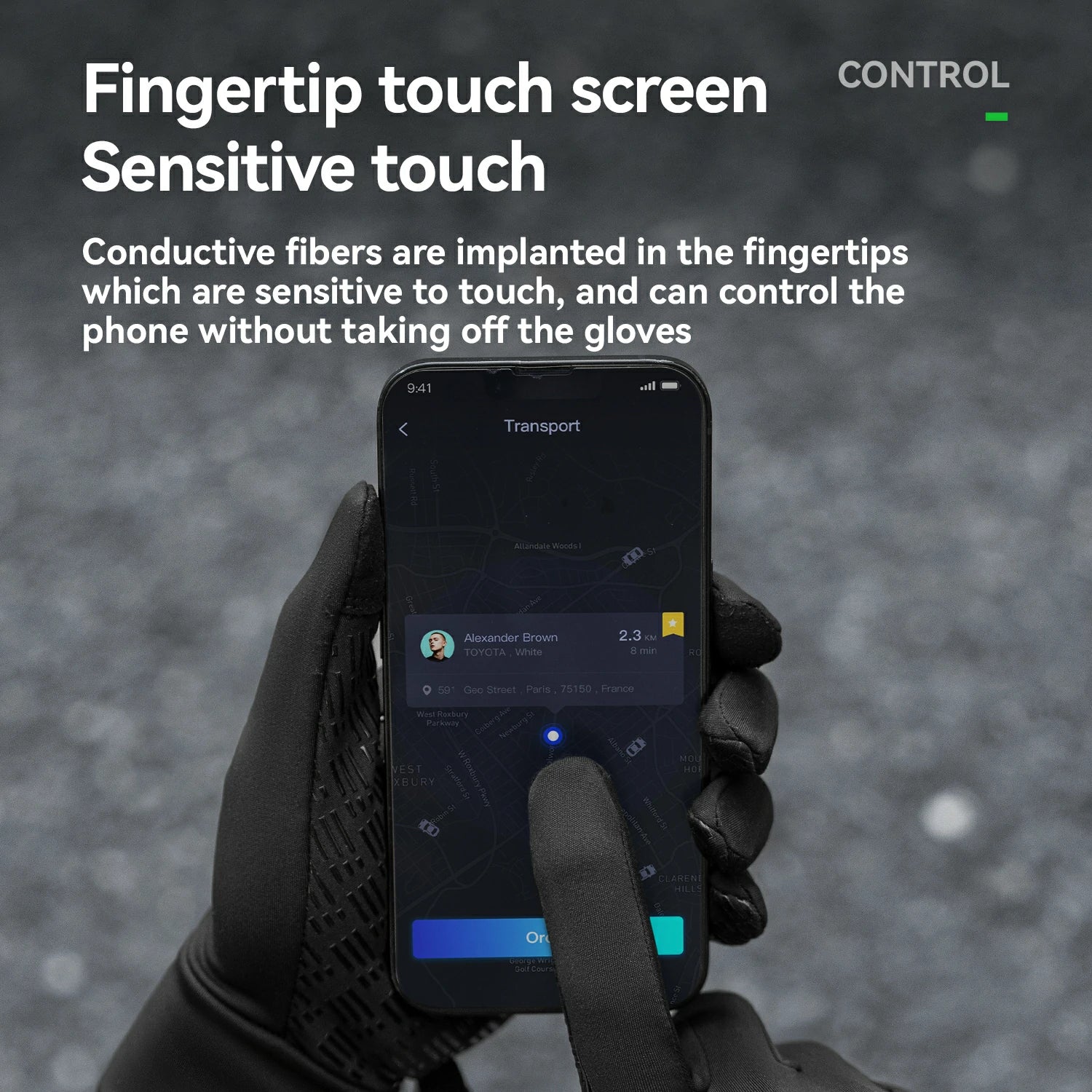 Lightweight Winter Cycling Gloves Windproof & Touchscreen