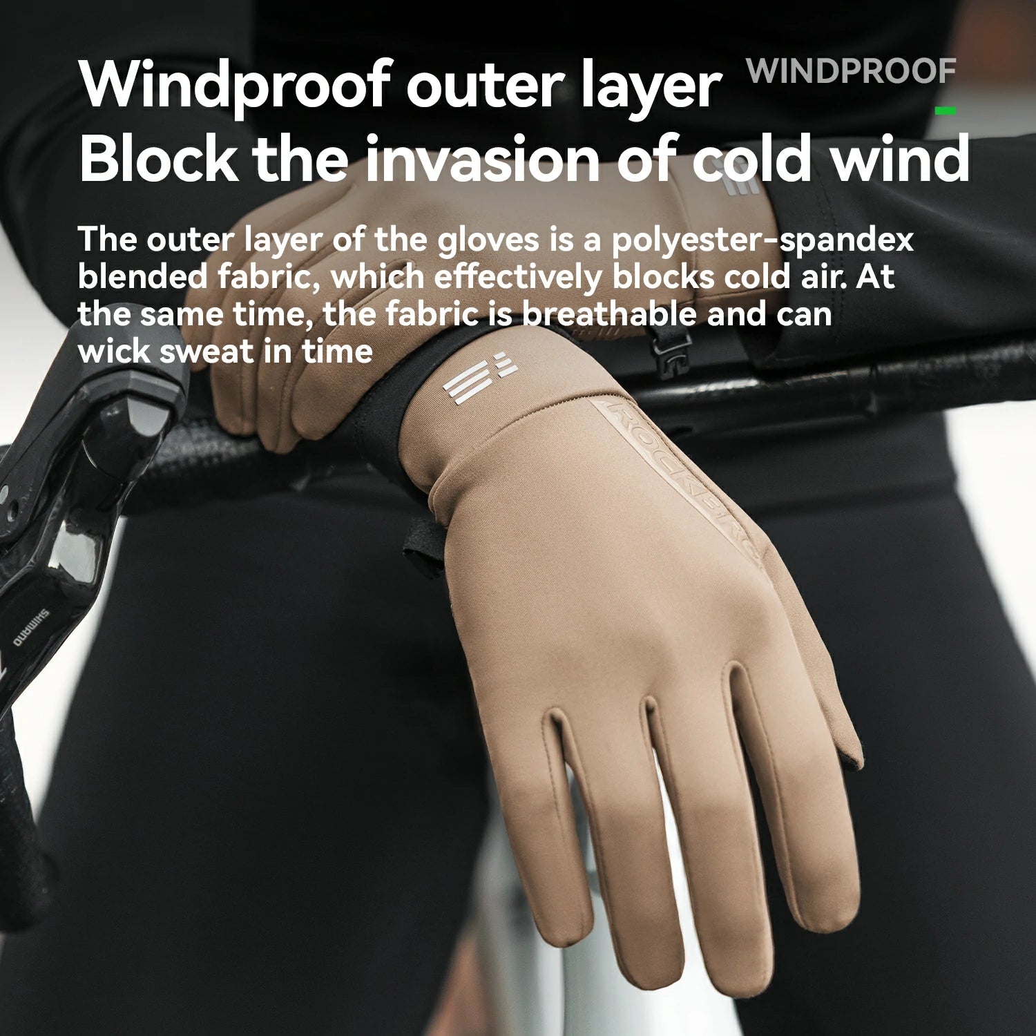 Lightweight Winter Cycling Gloves Windproof & Touchscreen