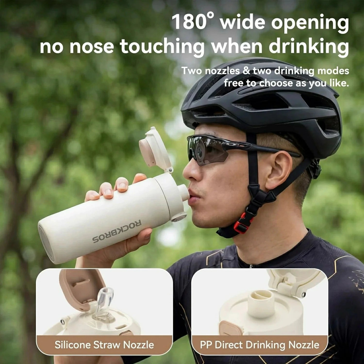 Magnetic Snap-In Bottle Mount with Strap#Type_550ml Insulated Bottle