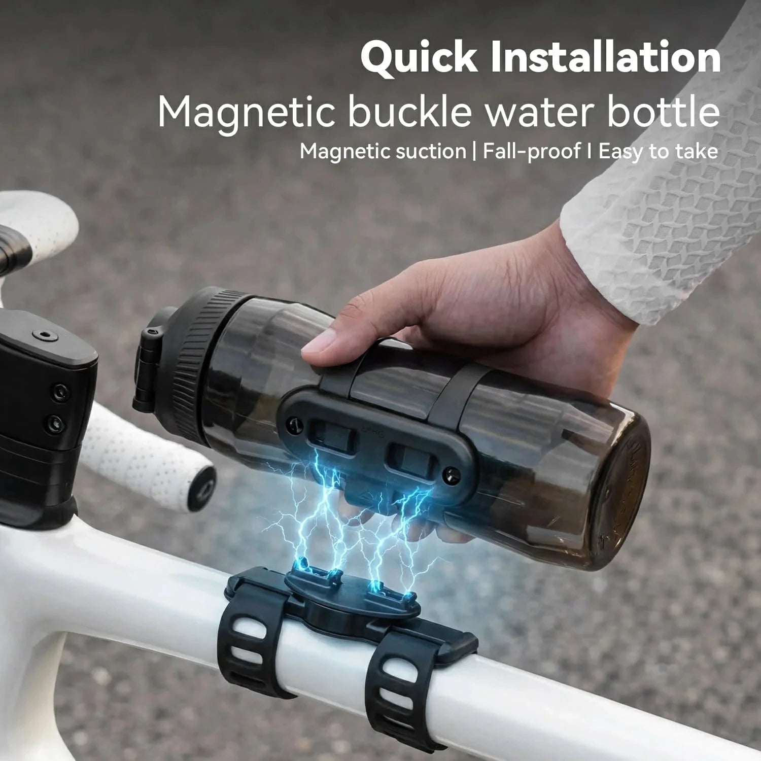 Magnetic Snap-In Bottle Mount with Strap#Type_700ml Sports Bottle