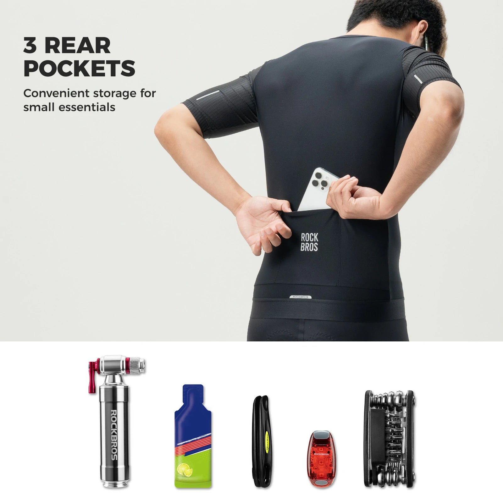 Men’s Cycling Jersey Short Sleeve Road Bike Jersey