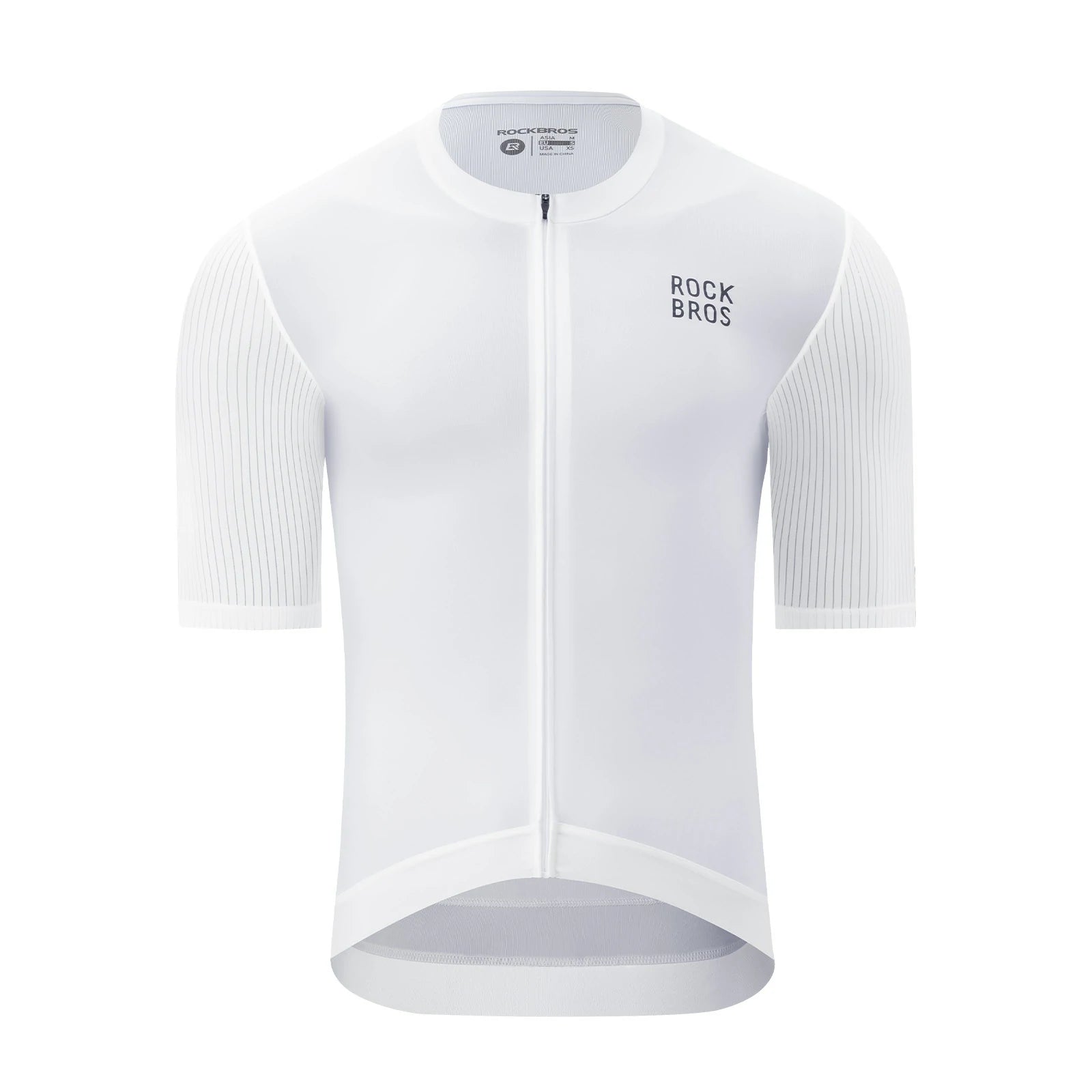 Men’s Cycling Jersey Short Sleeve Road Bike Jersey#Color_White