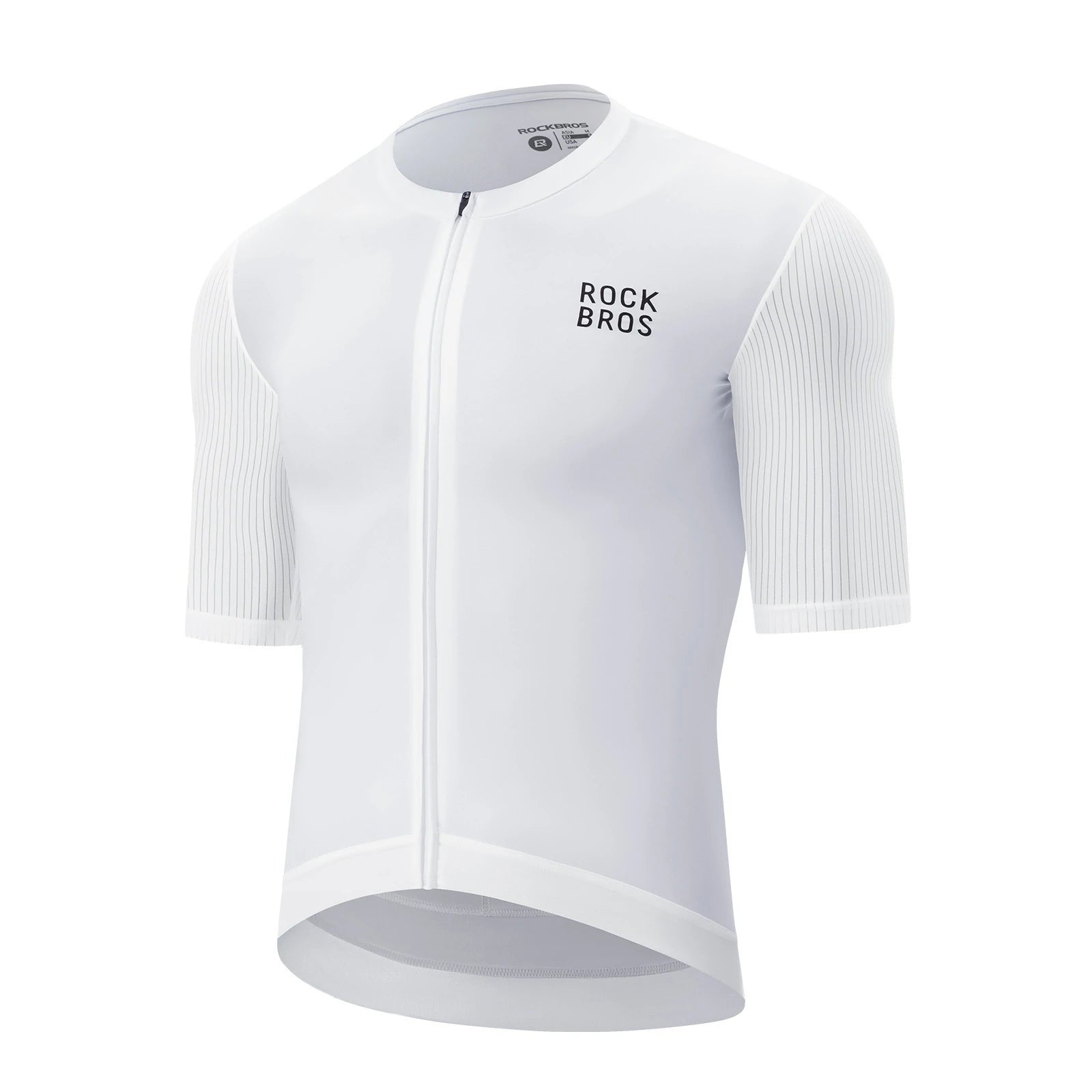 Men’s Cycling Jersey Short Sleeve Road Bike Jersey#Color_White