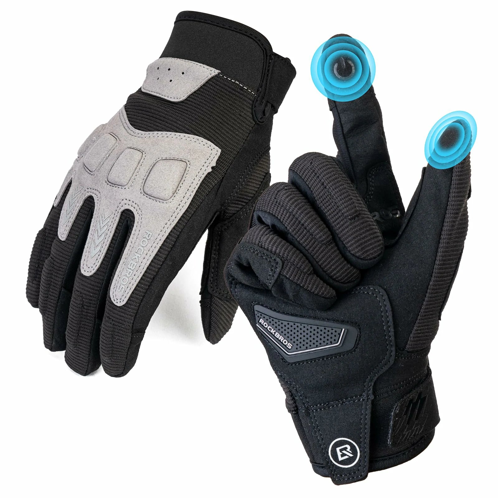 Mens Cycling Gloves Touchscreen Full Finge Winter Autumn Outdoor Climbing Hiking
