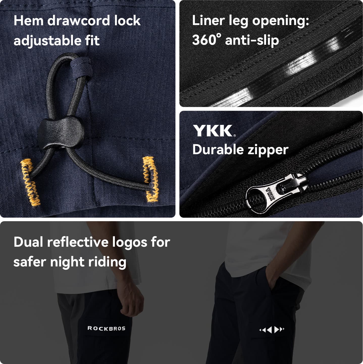 Men's MTB Shorts with Padded Liner & Cargo Pockets