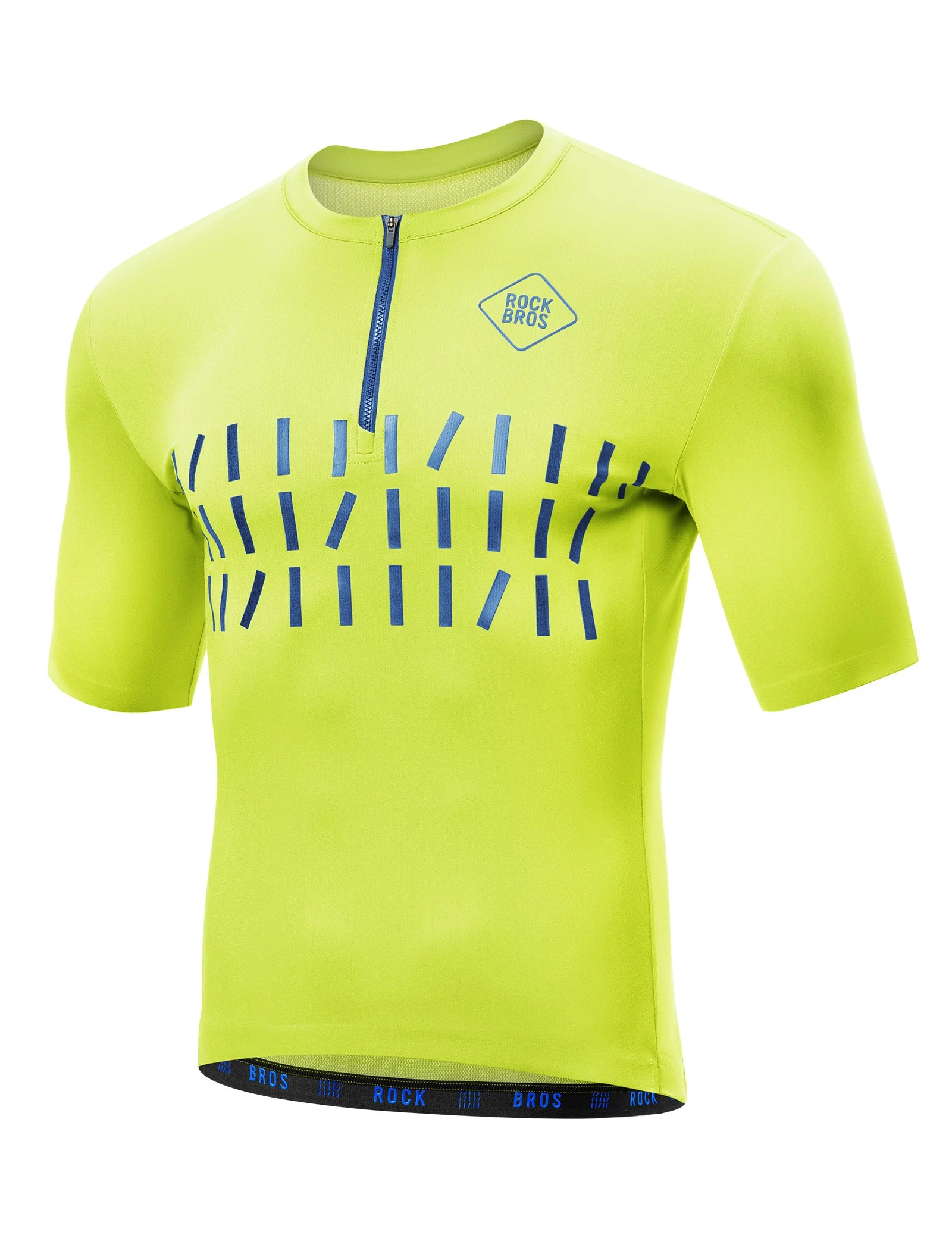 ROCKBROS mens short sleeve cycling jersey half zip