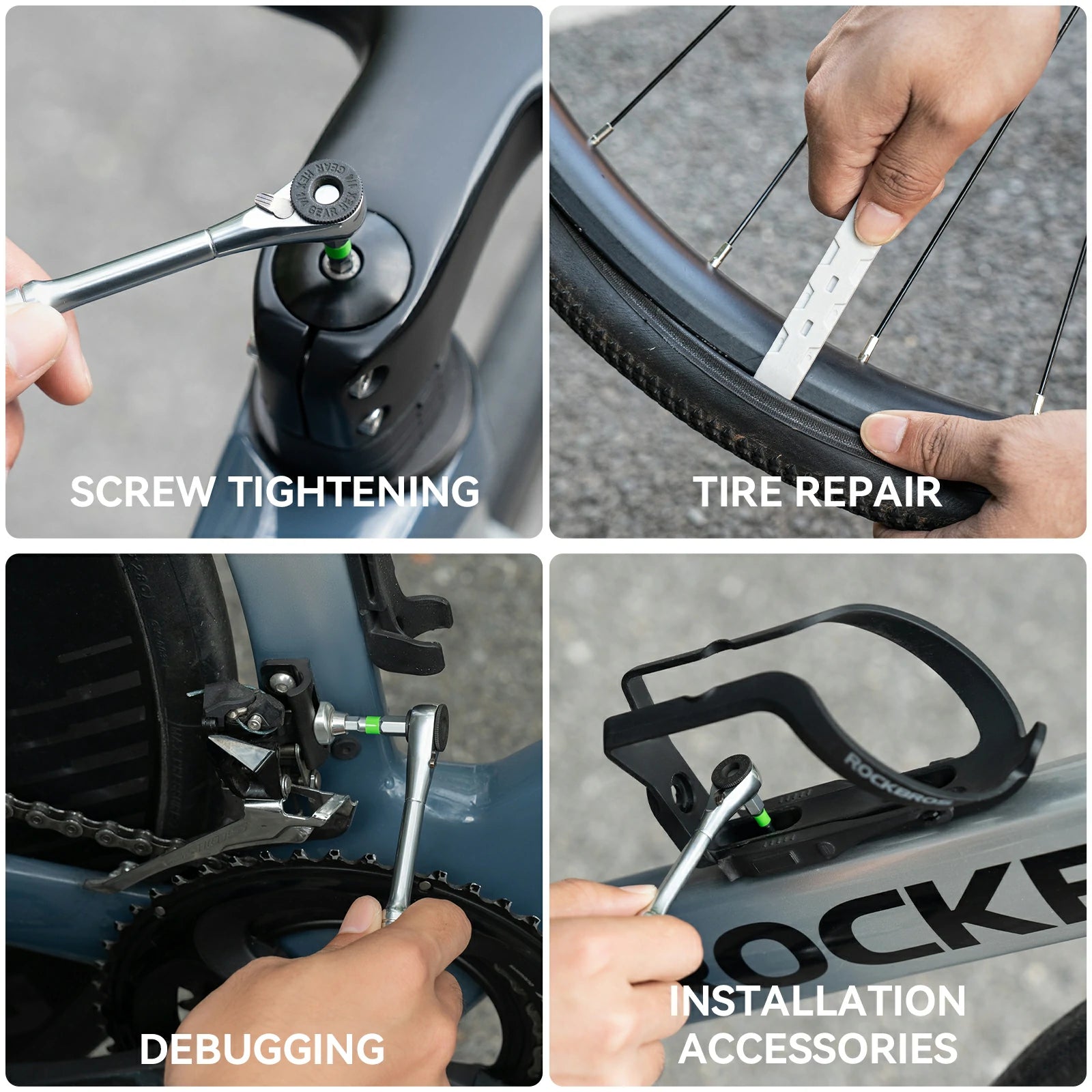 Mini Bike Multi Tool Kit with Ratchet & Tyre Levers