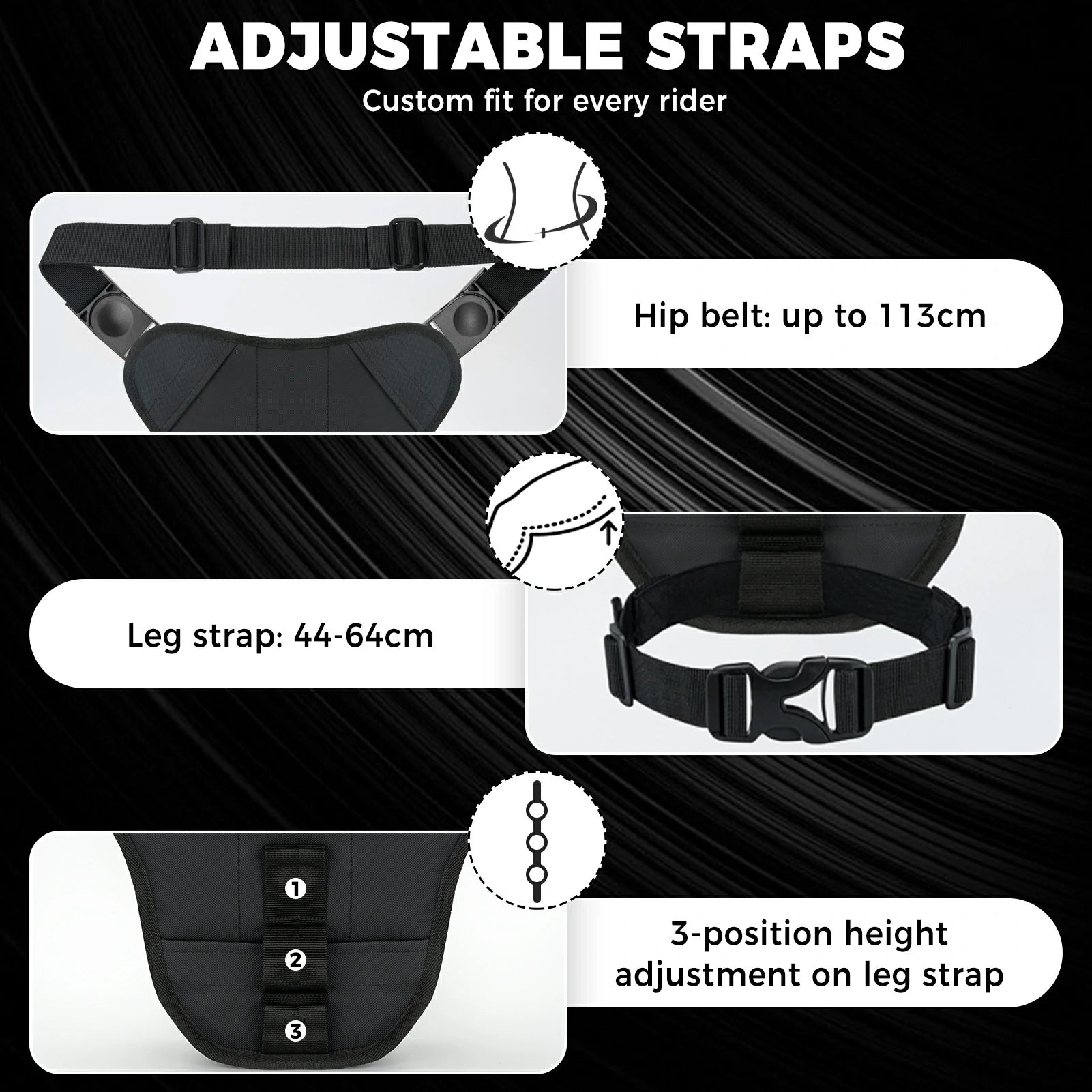 ROCKBROS motorcycle tank bag leg bag waterproof for men women