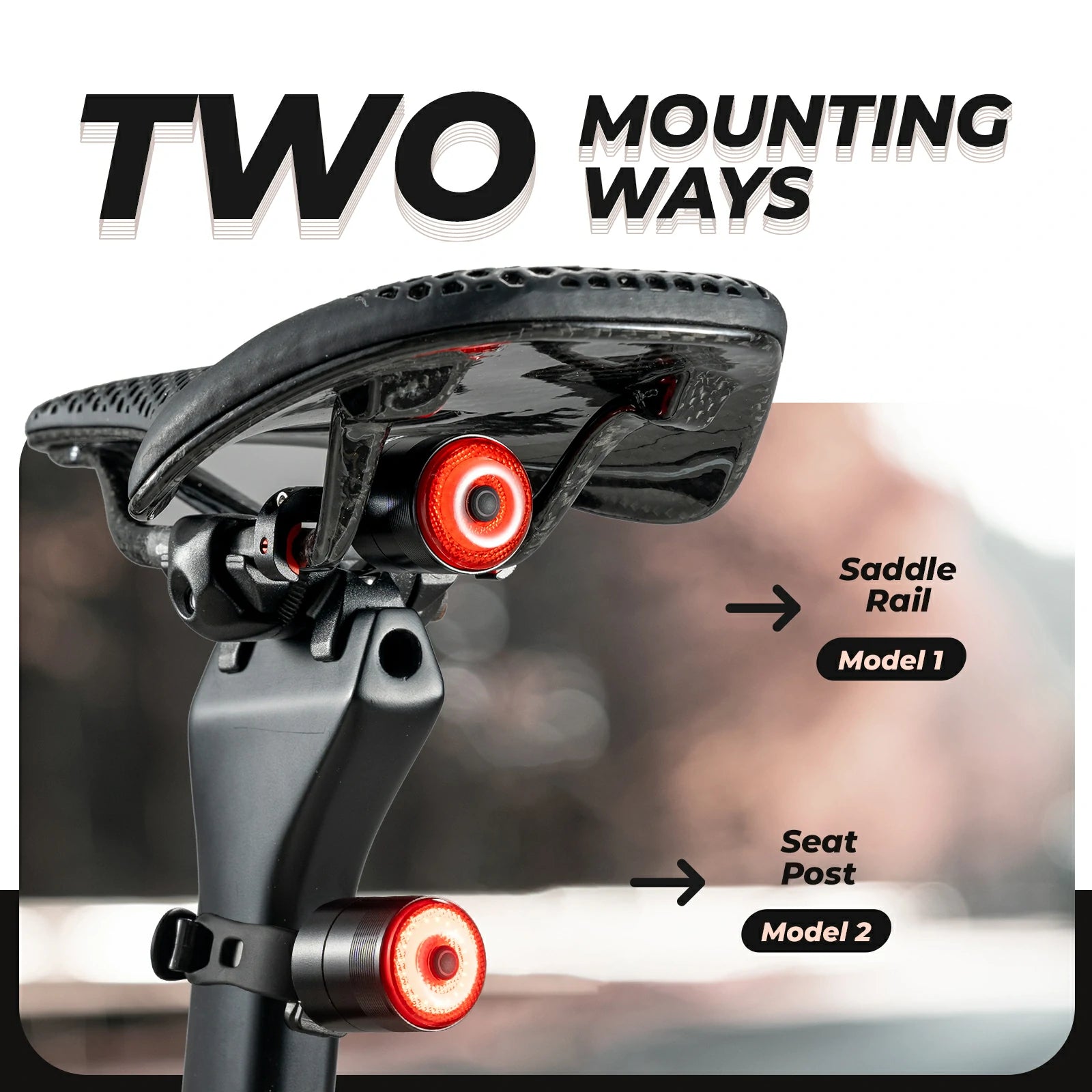 q5mini smart bike rear light ipx6 waterproof led brake light for cycling