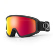 Ski goggles with red and yellow lens on a white background#Color_Black