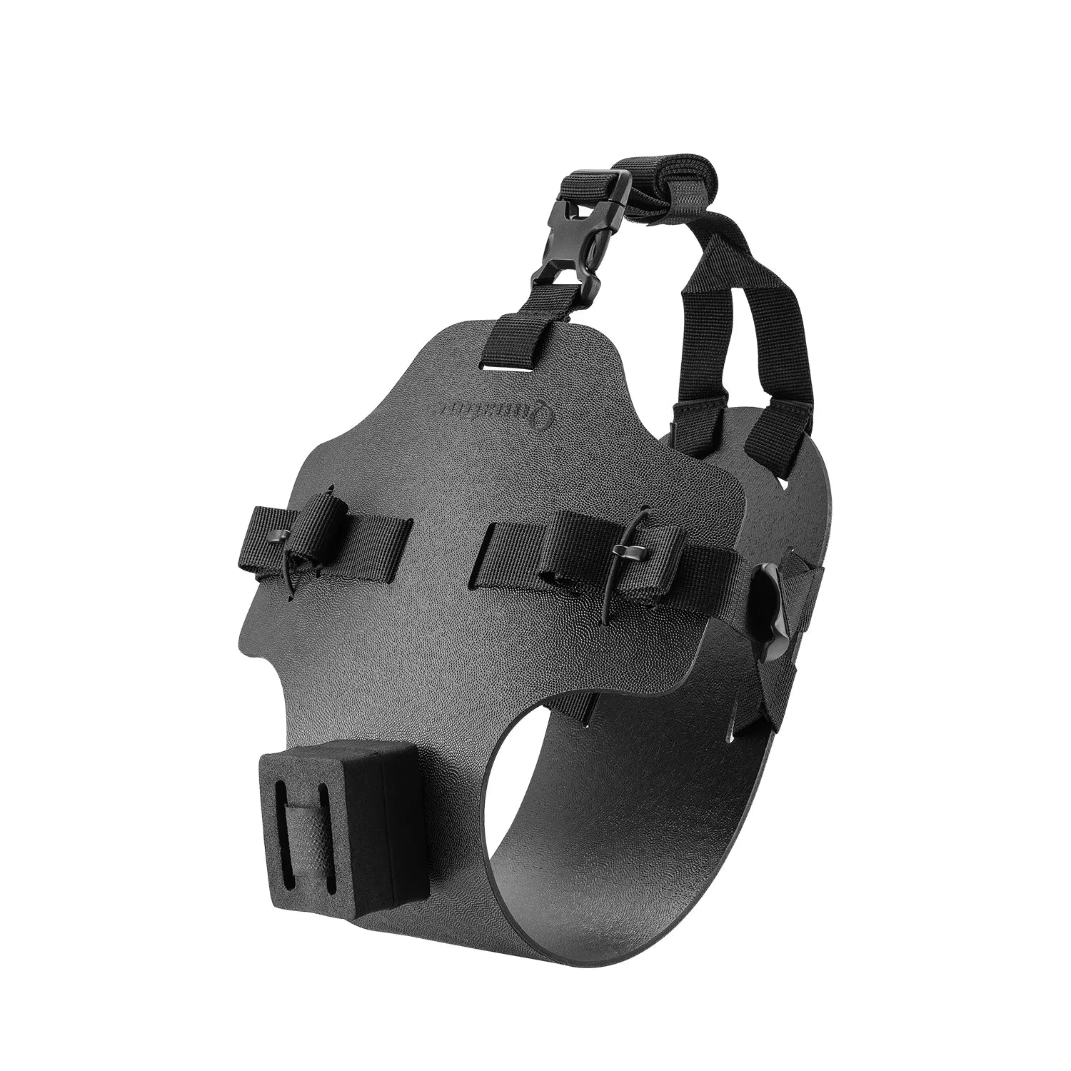 A black rear bag extension bracket that can be installed on the bicycle to store bags