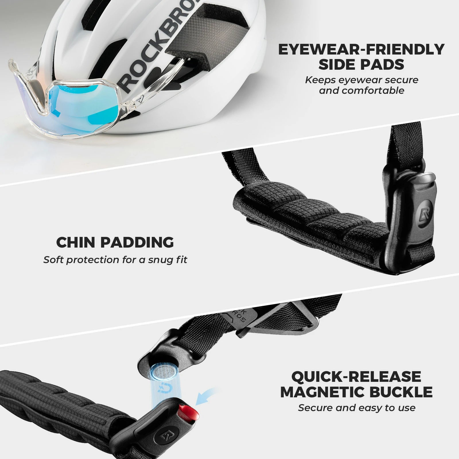 Road Cycling Helmet with Adjustable Fit & Ventilation
