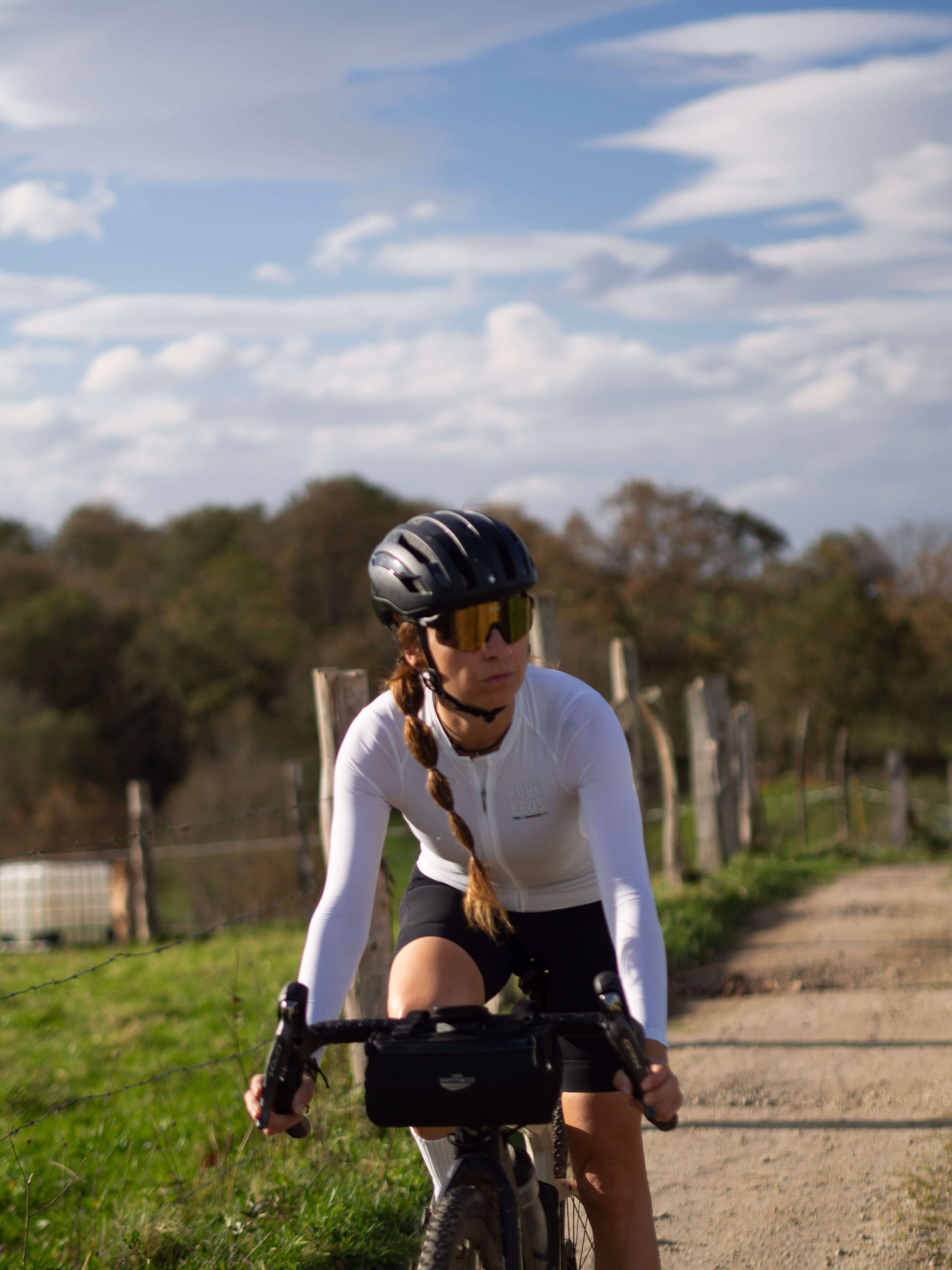 road to sky women’s long-sleeved cycling jersey with breathable and quick-drying fabric for road rides