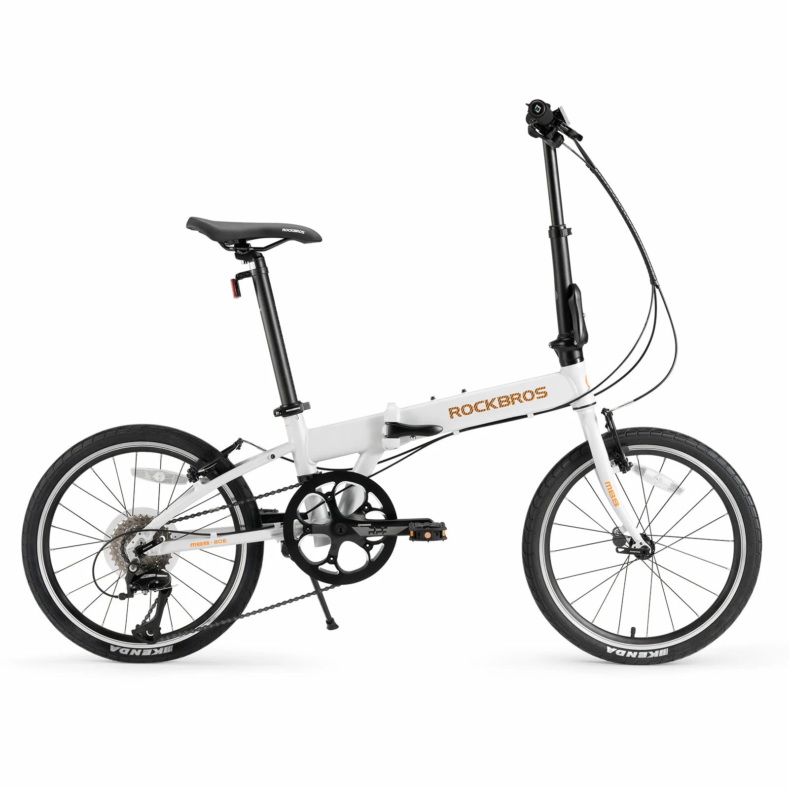 rockbros 20 inch aluminum folding bike 8 speed for city commuting
#color_White