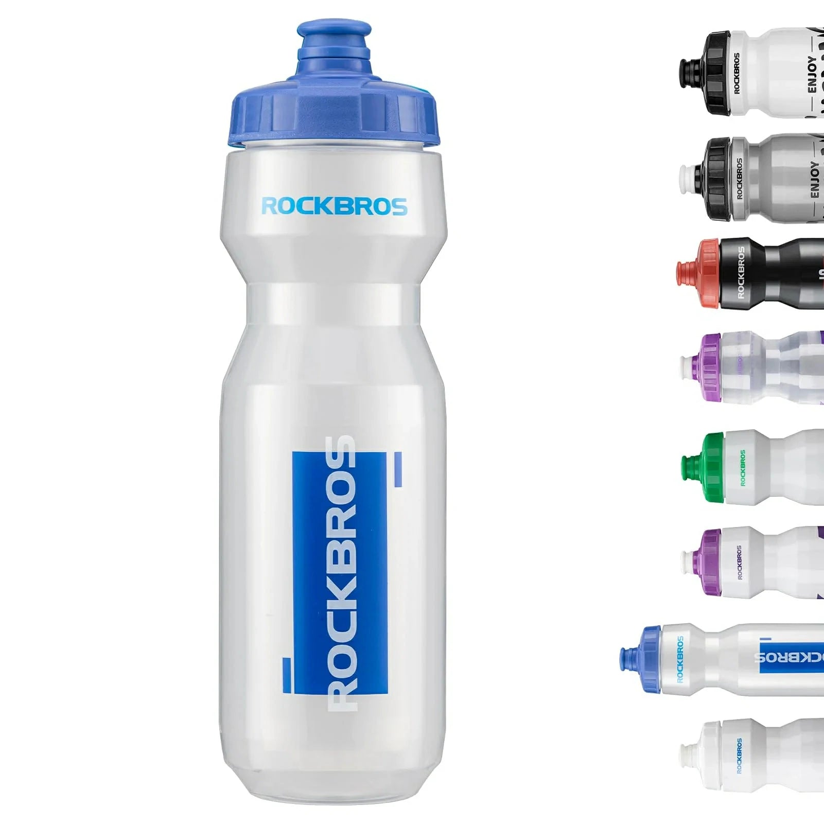 Bicycle Water Bottle 600ml / 750 ml#Type_Blue + Transparent - 750ml