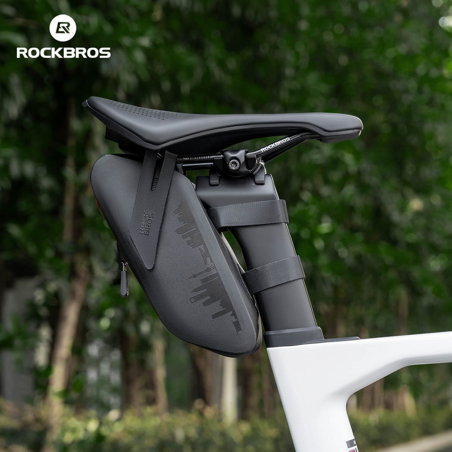 ROCKBROS Bike Saddle Bag Waterproof with Brake Sensor Tail Light - AS-078-1