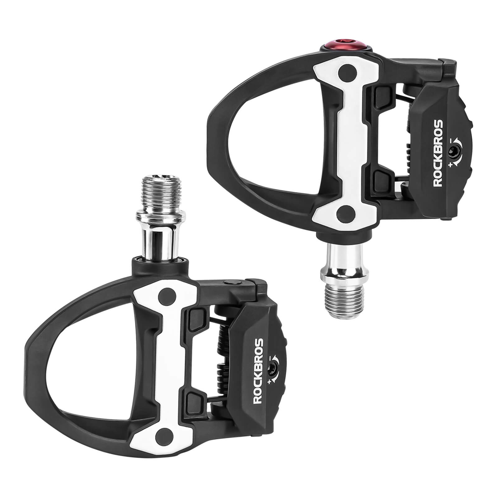 rockbros clipless pedals compatible with shimano spd p601 p602 lightweight and durable cycling pedals #Model_P602(Nylon)