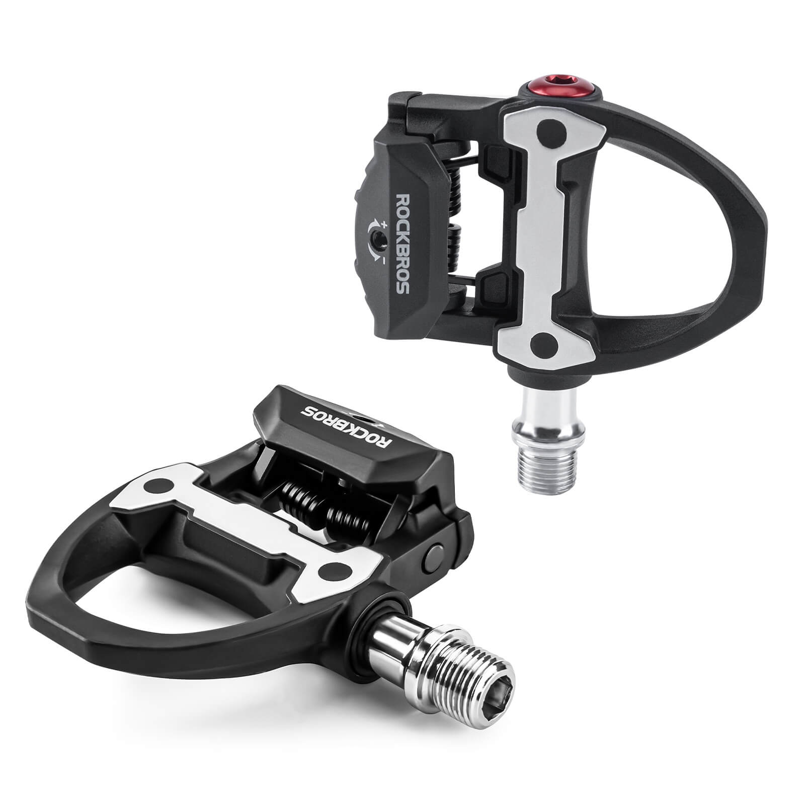 rockbros clipless pedals compatible with shimano spd p601 p602 lightweight and durable cycling pedals #Model_P602(Nylon)