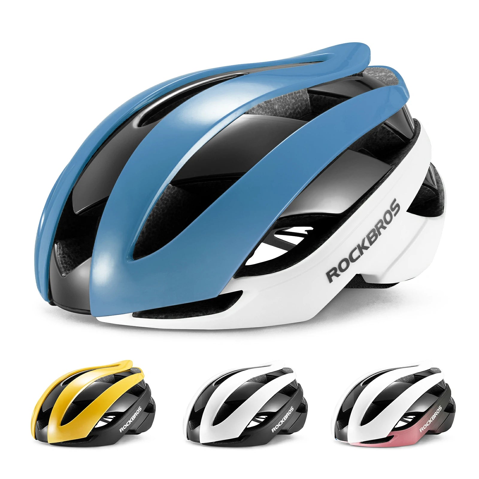 Sky blue adult cycling helmet for road and commuting rides#color_Sky blue