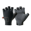 rockbros elastic interface half-finger cycling gloves with gel padding for comfort and control #Color_Black