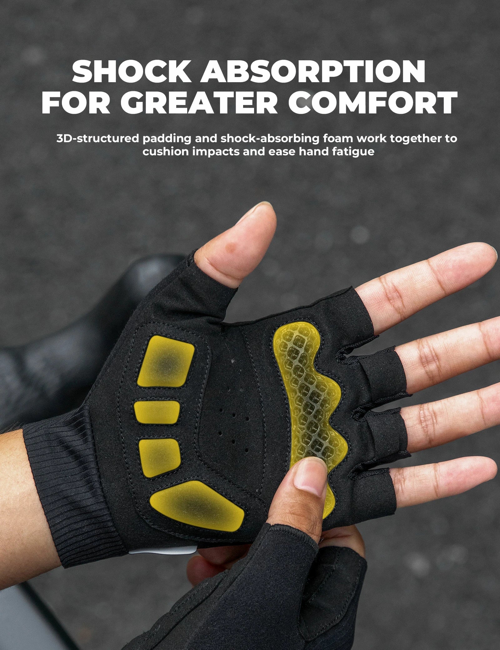 Lightweight Fingerless Cycling Gloves S405