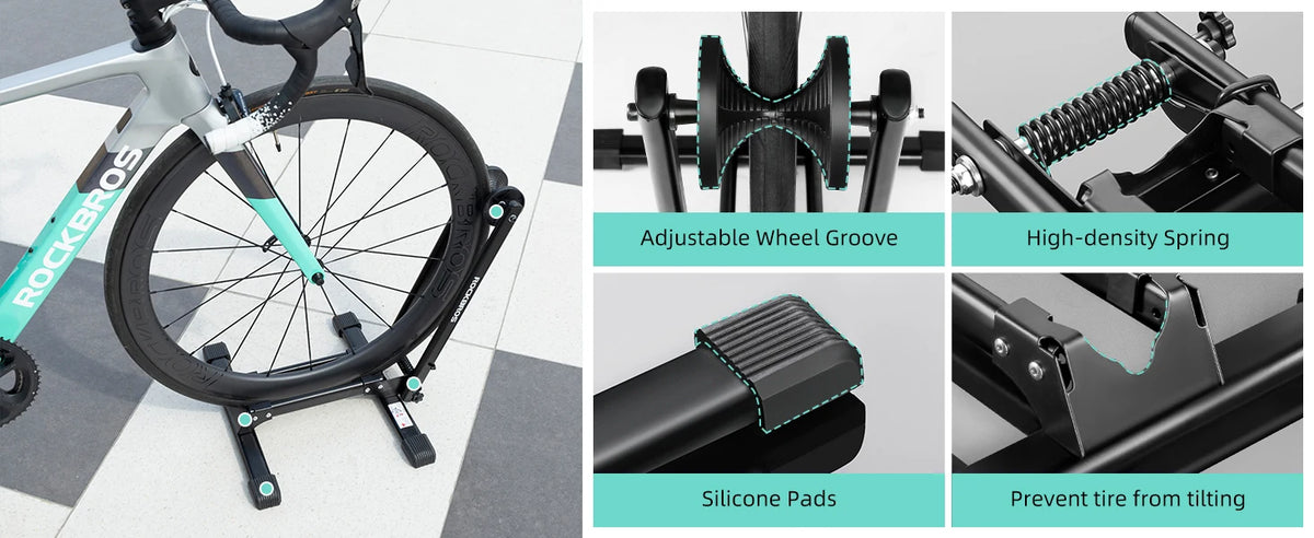 Adjustable Carbon Steel Bike Floor Stand