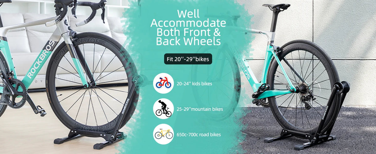 Adjustable Carbon Steel Bike Floor Stand