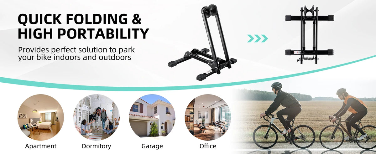 Adjustable Carbon Steel Bike Floor Stand