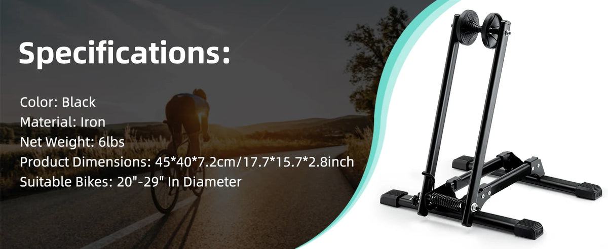 Adjustable Carbon Steel Bike Floor Stand
