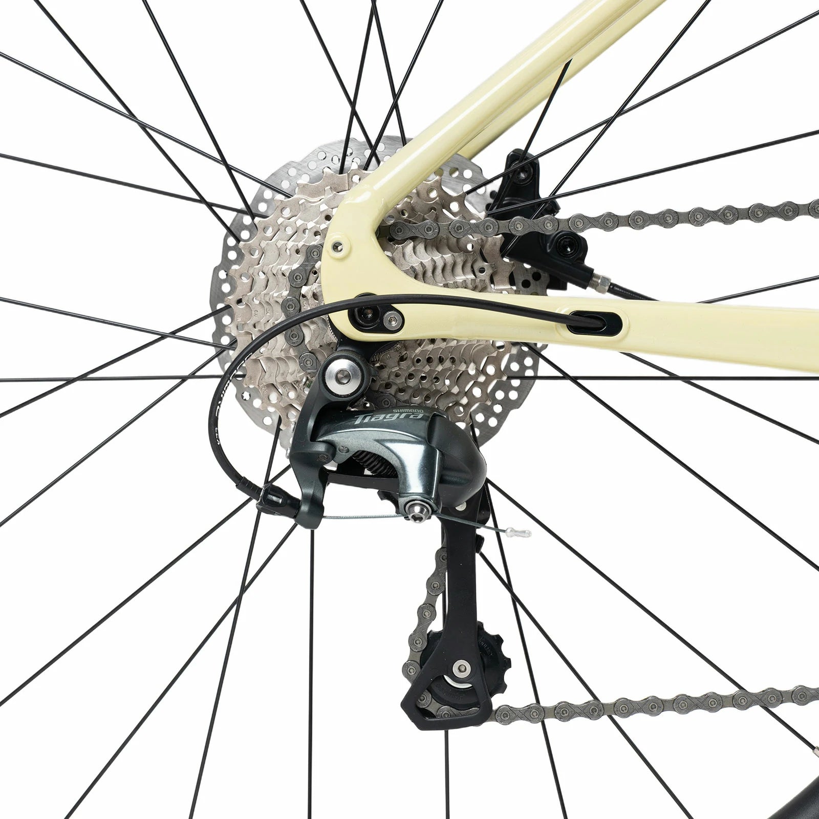 Rockbros flat bar road bike in bronze with aluminium frame and carbon fork#color_Bronze