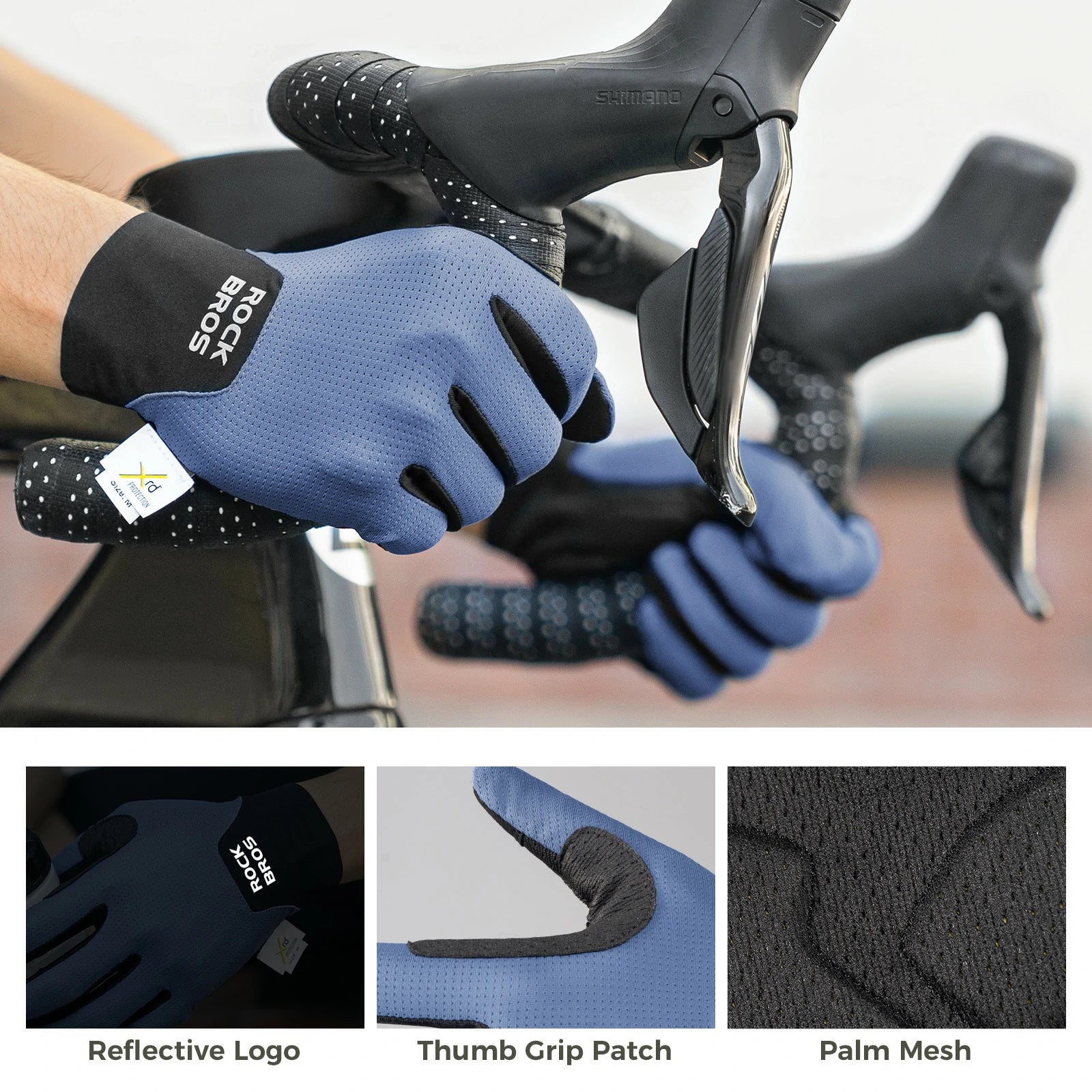 S403-1 Summer Cycling Gloves Padded, Breathable & Touchscreen | ROCKBROS