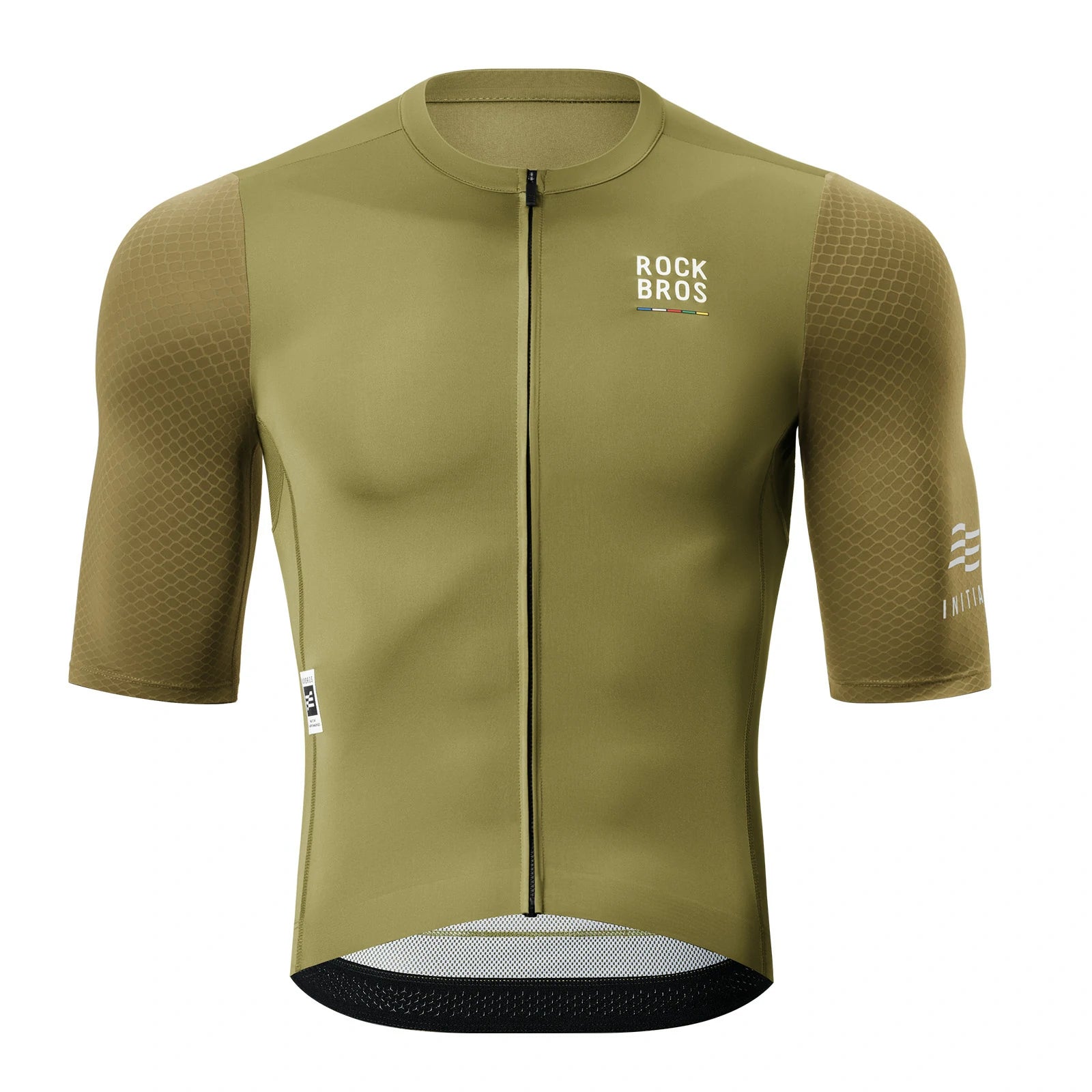 ROAD TO SKY  Men’s Cycling Jersey#Color_Olive Green