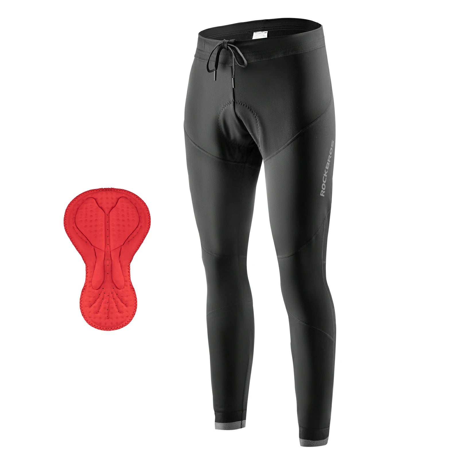 rockbros men’s winter cycling trousers in black