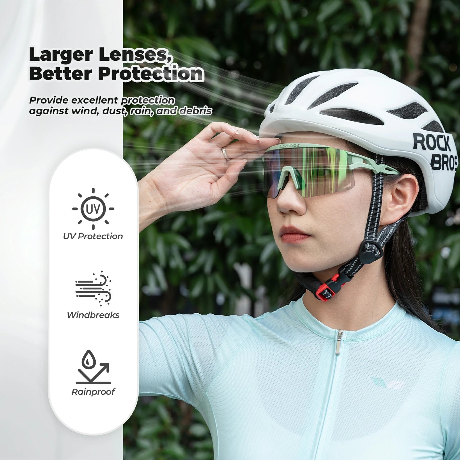 ROCKBROS Photochromic / Polarized Cycling Sunglasses