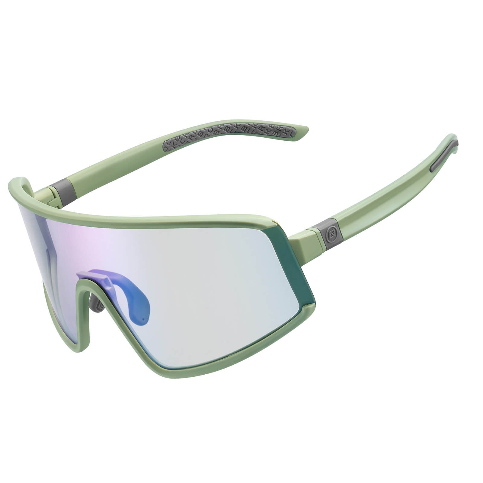 rockbros photochromic cycling sunglasses with antifog lenses and uv400 protection #Color_Green
