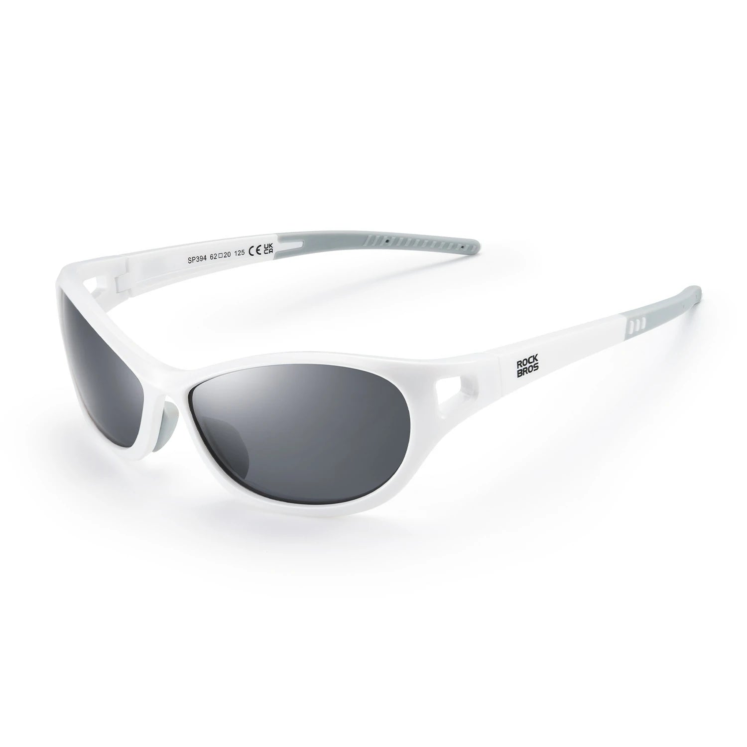 Polarised Sports Sunglasses Lightweight UV400 Protection SP394#color_white